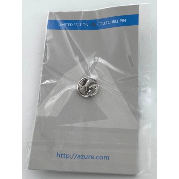 Microsoft Azure Limited Edition Computer Employee Lapel Pin Cloud For All Rare - Picture 3 of 3